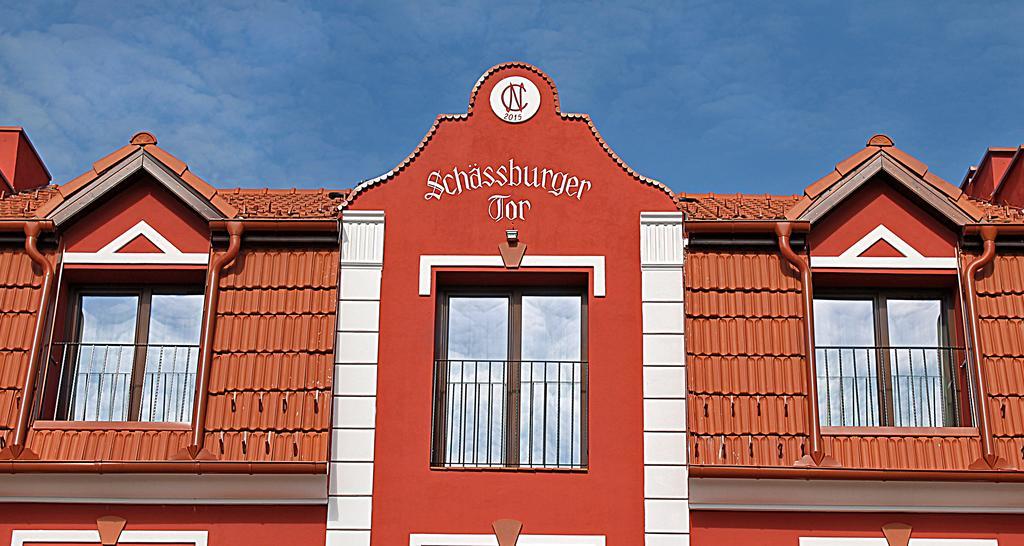 Schassburger Tor Hotel Segesvár Kültér fotó